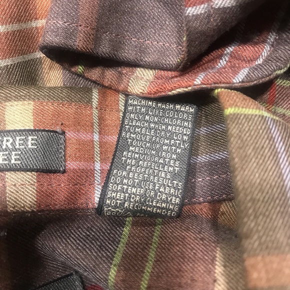 Van Heusen Casual Button Down Shirt Multi XL - Picture 5 of 5